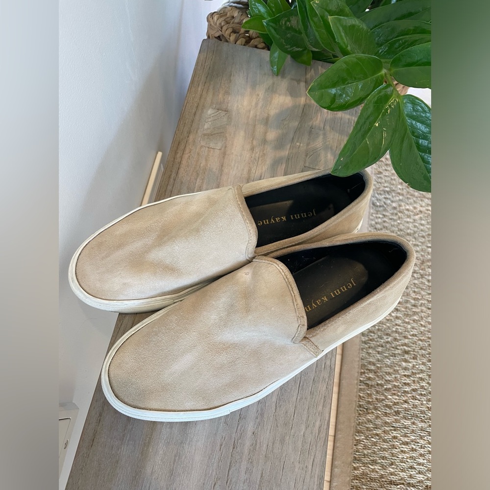 Jenni Kayne Suede Lounger Sneaker honey tan Size 39
